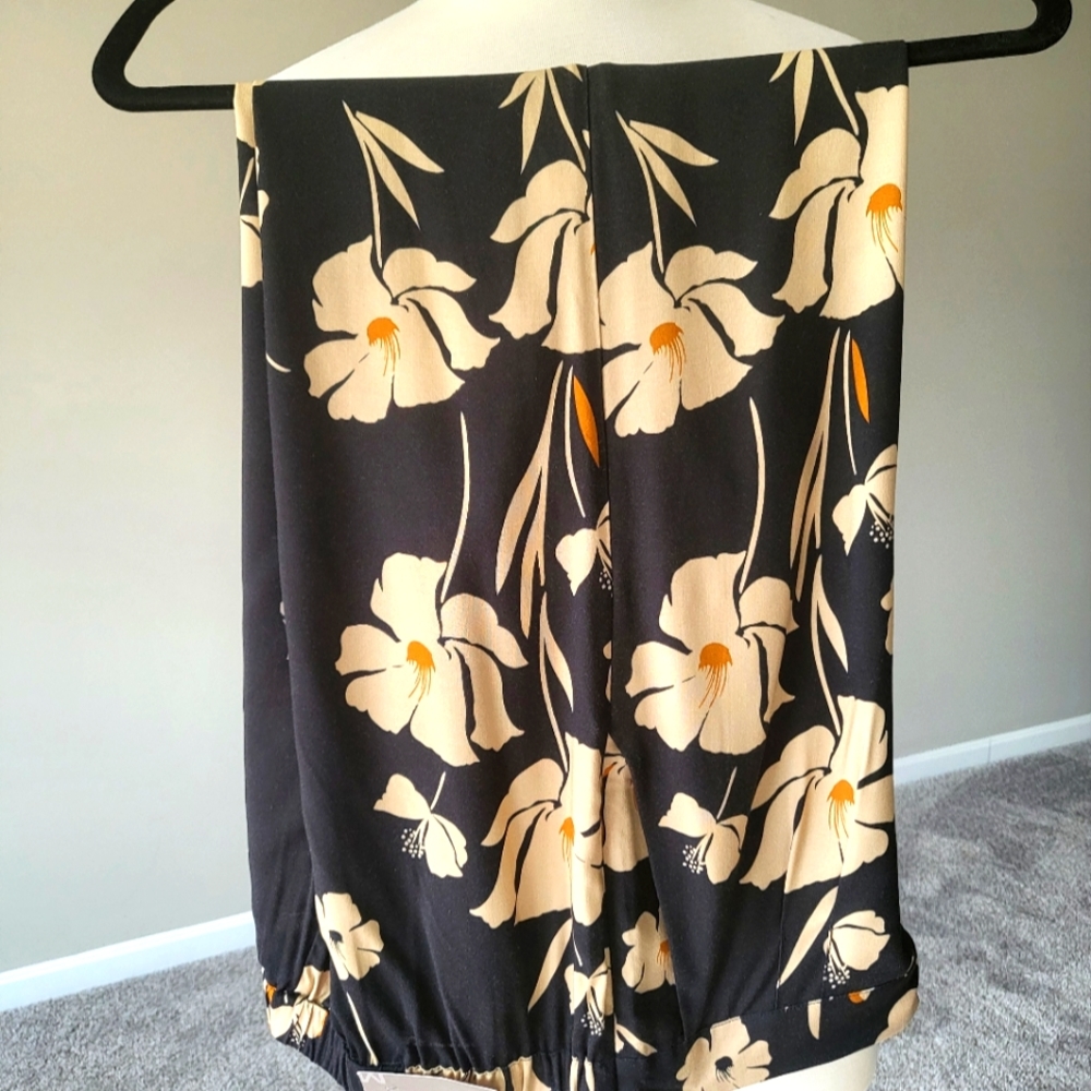 Soft Surroundings – Floral Multi-Print Melita Wide Leg Full Length Pant (Size M)